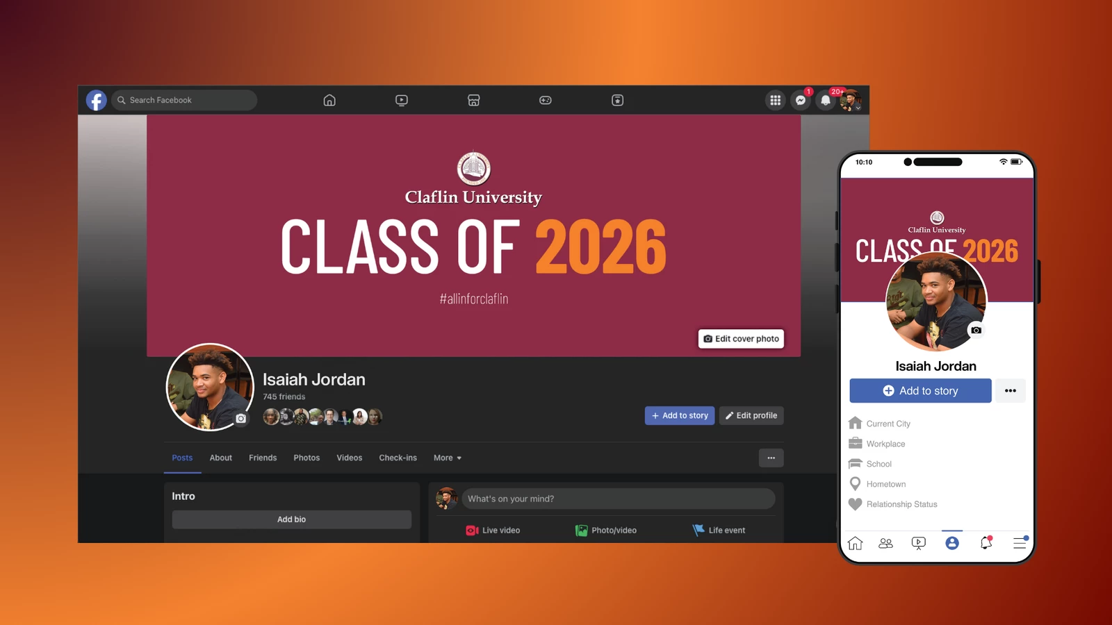 Claflin University Branded Social Media Assets