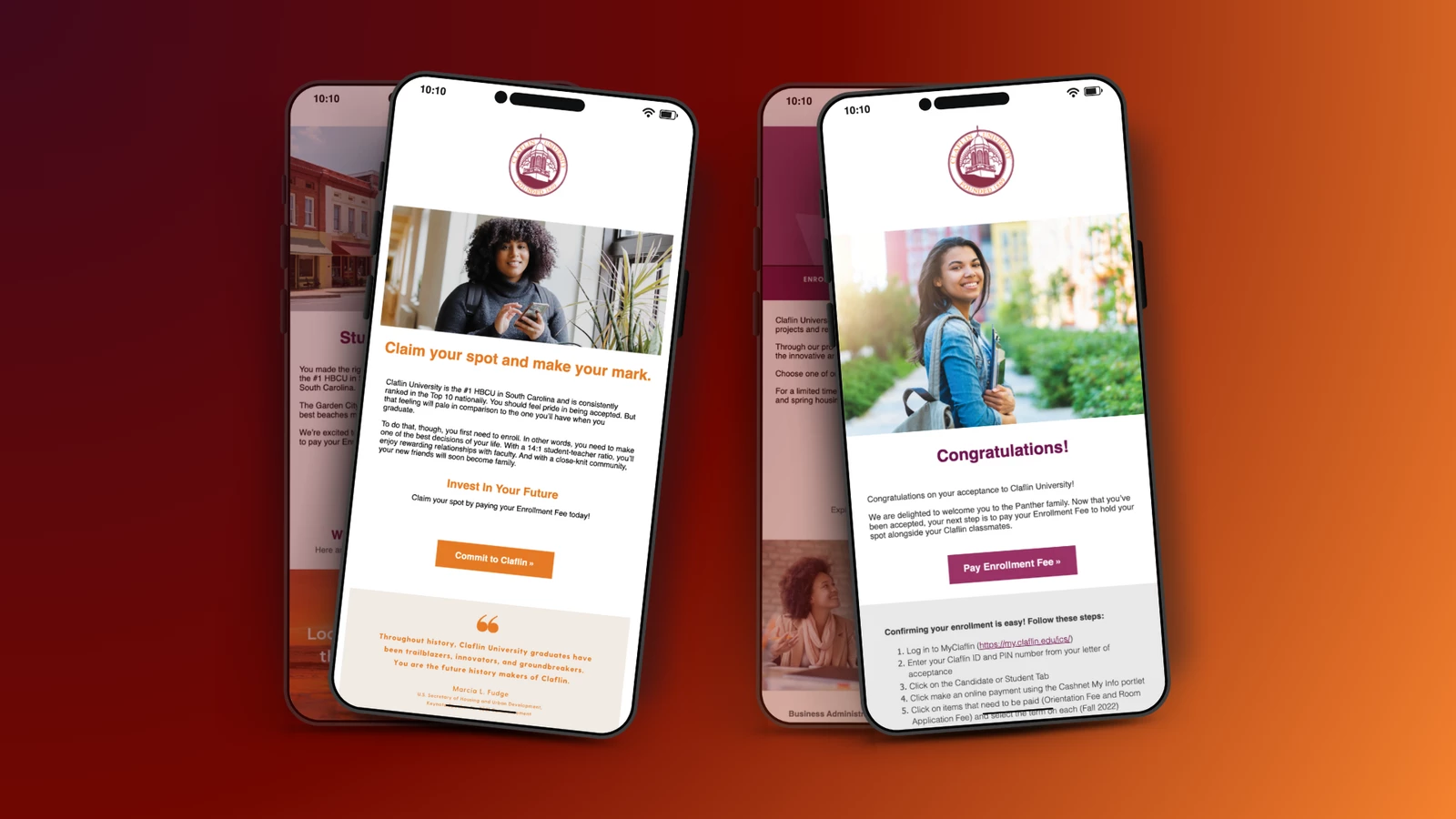 Targeted Email for Accepted Students