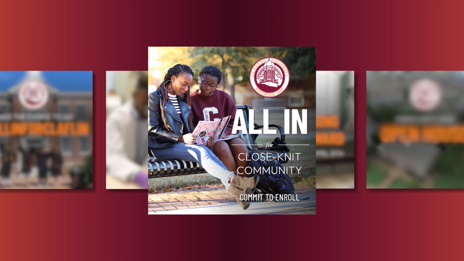 All In for Claflin Instagram Ad 