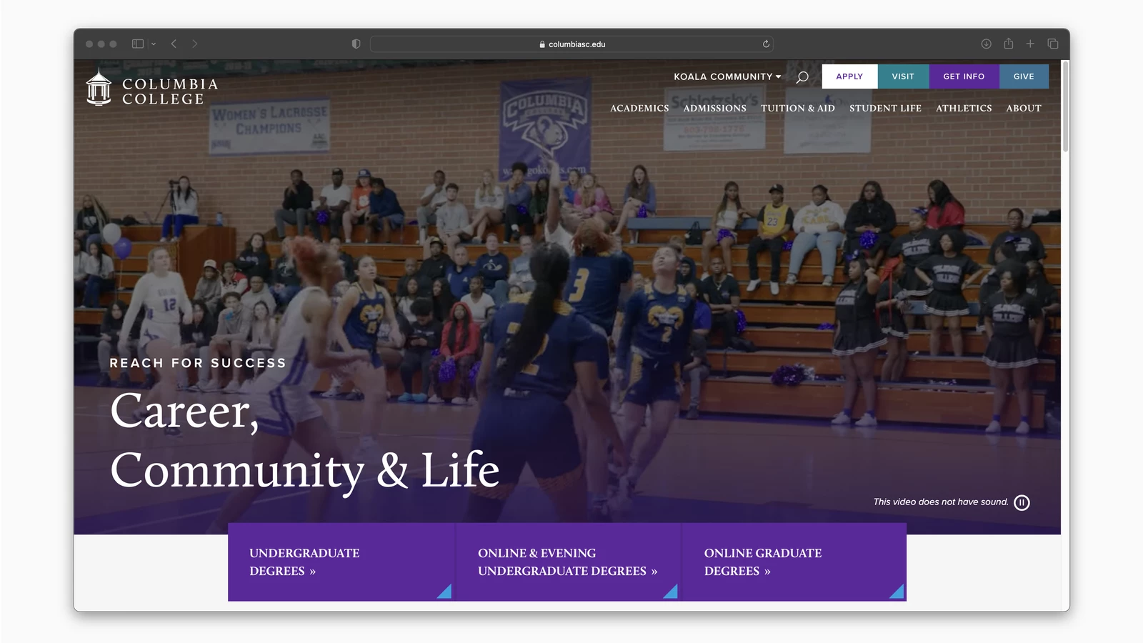 College Website Accessibility | Columbia College 
