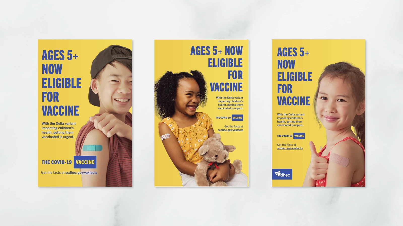 COVID-19 Vaccination Eligibility Posters