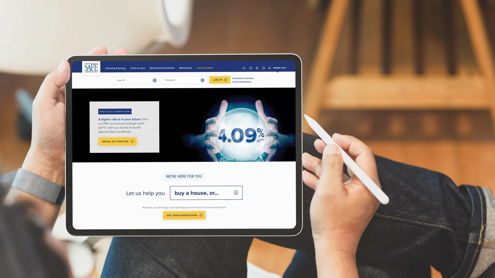 SAFE Federal Credit Union Homepage