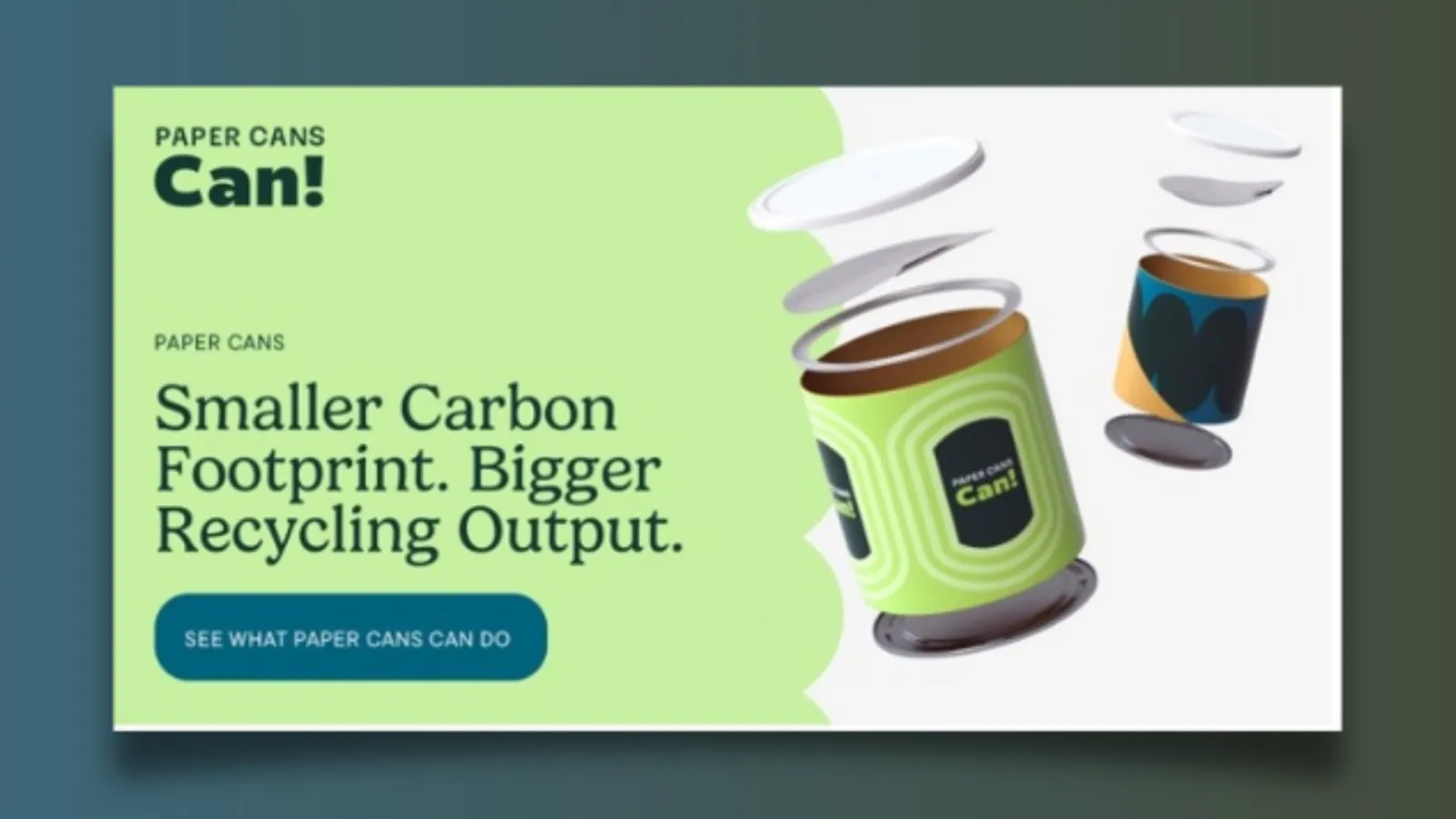 Cyberwoven Website Design: Sonoco Paper Cans Can Campaign
