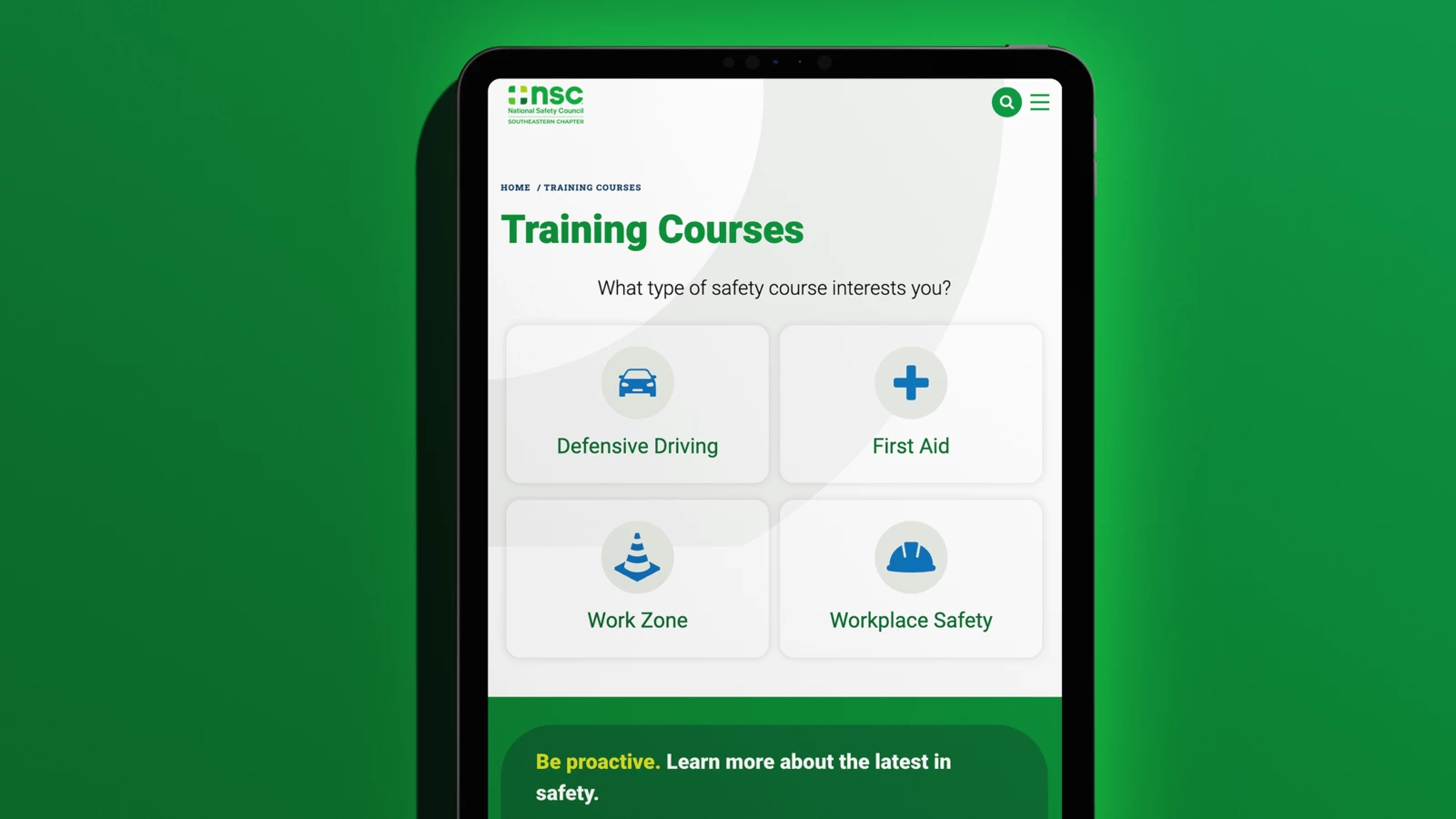 Chose Your Training Pathway